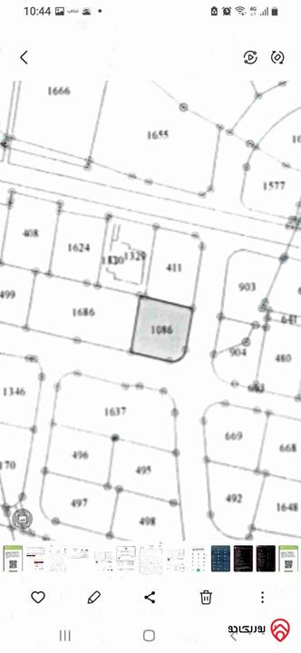 أرض تجاري مكاتب مساحة 900م للبيع في عمان - جبل عمان 