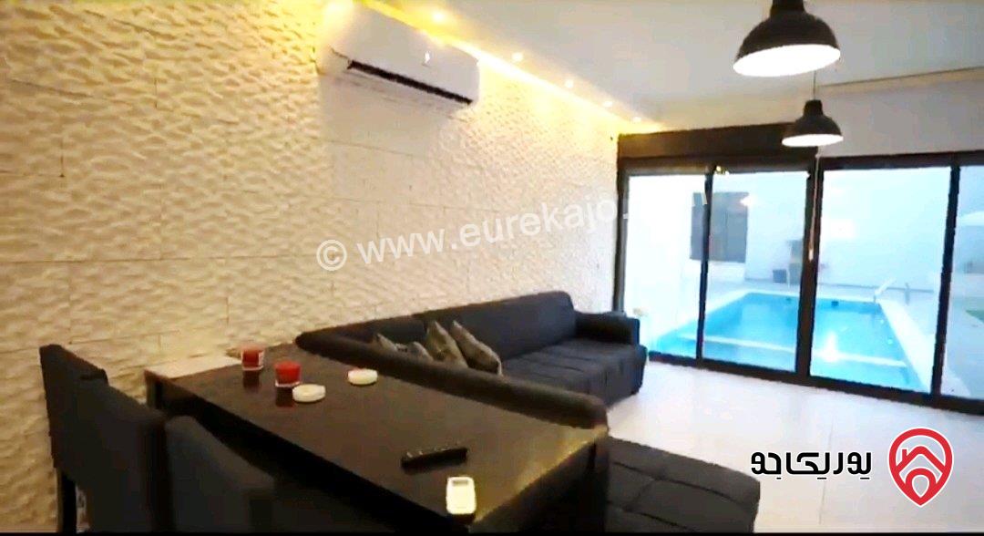 شاليه فخم مساحة الأرض 288م والبناء 120م للبيع في البحر الميت - جوفة الكفرين