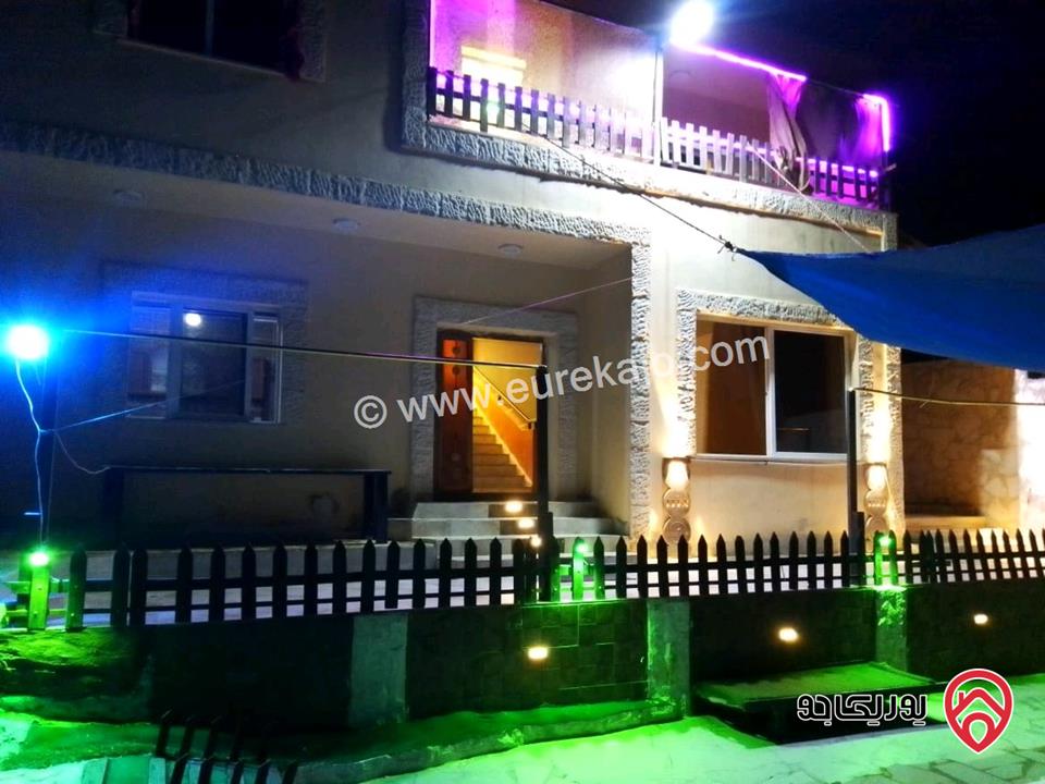 شاليه مساحة 100م على أرض مساحتها 306م للبيع في الشونة الجنوبية غور نمرين بسعر مغري 