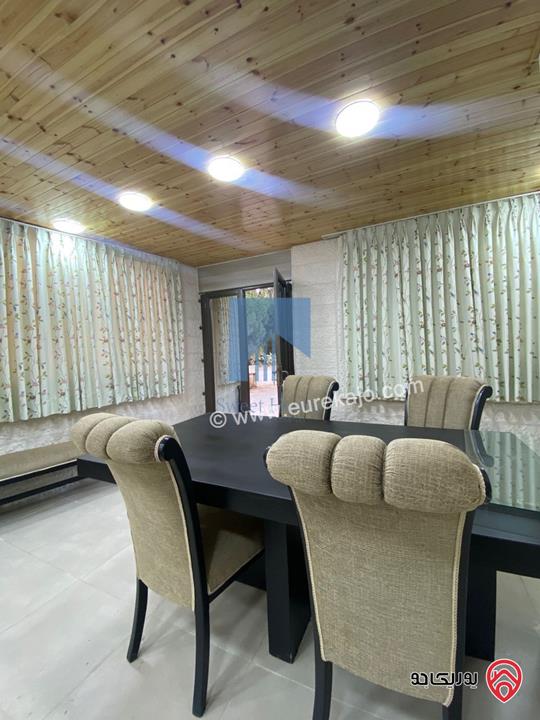 شقة أرضية مفروشة مساحة 100م مع ترس 50م للبيع في عمان - عبدون الشمالي