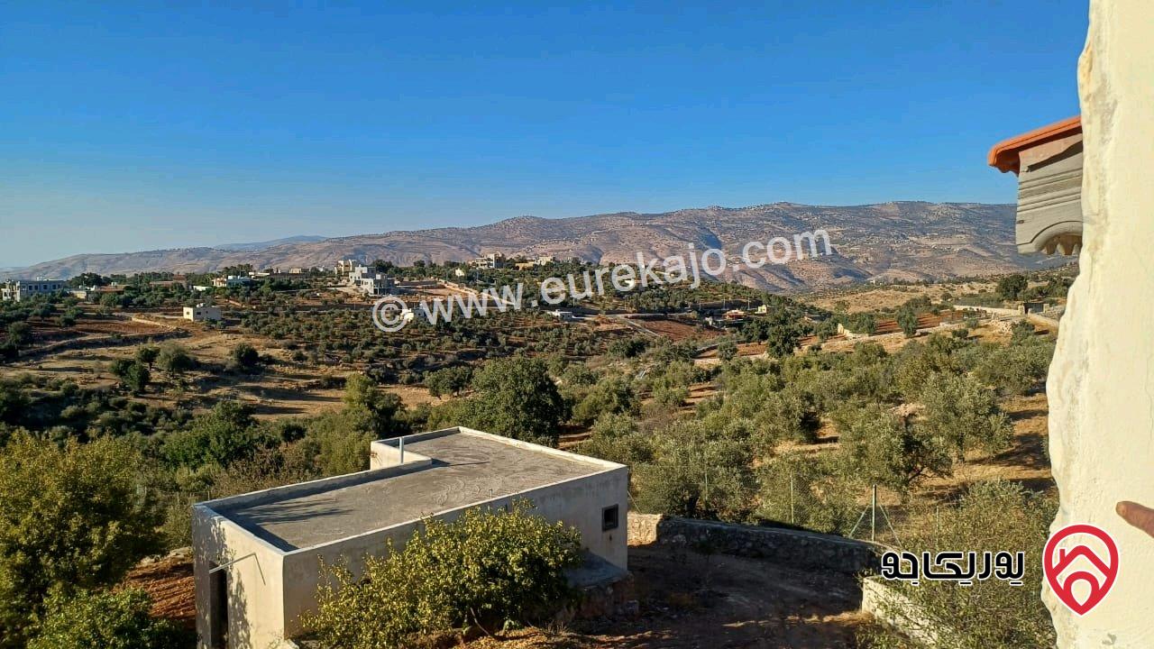 مزرعة مساحة 5177م للبيع في السلط - الصبيحي ابوالهيل  اطلاله على جبال فلسطين