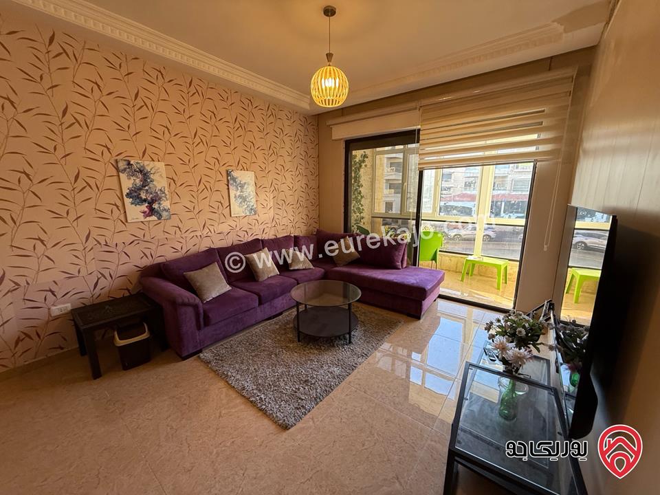 شقة طابق اول مساحة 100م مفروشة للإيجار في عمان - عبدون