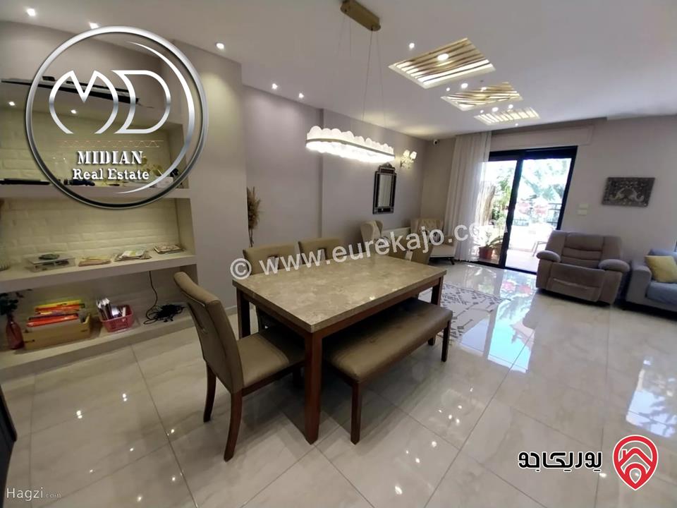 شقق طابقية مفروشة فاخرة للايجار ام السماق مساحات 225م تشطيبات و ديكورات سوبر ديلوكس اطلالة جميلة