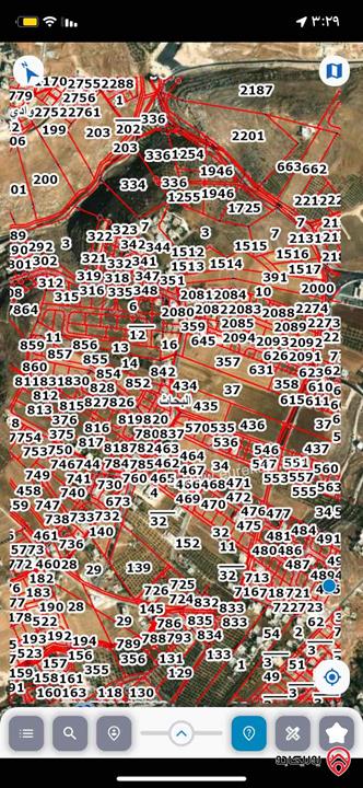متوفر اكثر من 7 قطع اراضي مفروزة المساحات من 750م - 1 دونم و 200م للبيع في عمان - مرج الحمام