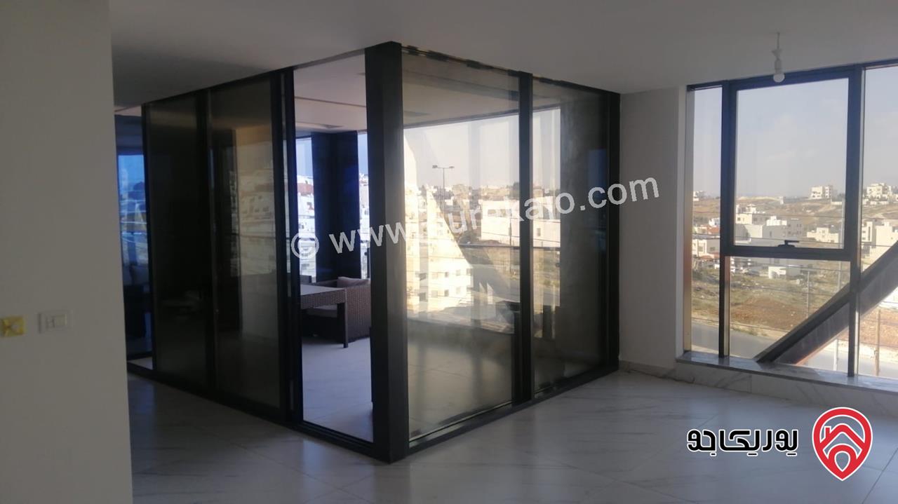 شقة طابقية سوبر ديلوكس مساحة 190م للايجار في مشروع أوكسجين في عمان - حي الياسمين رجم عميش 