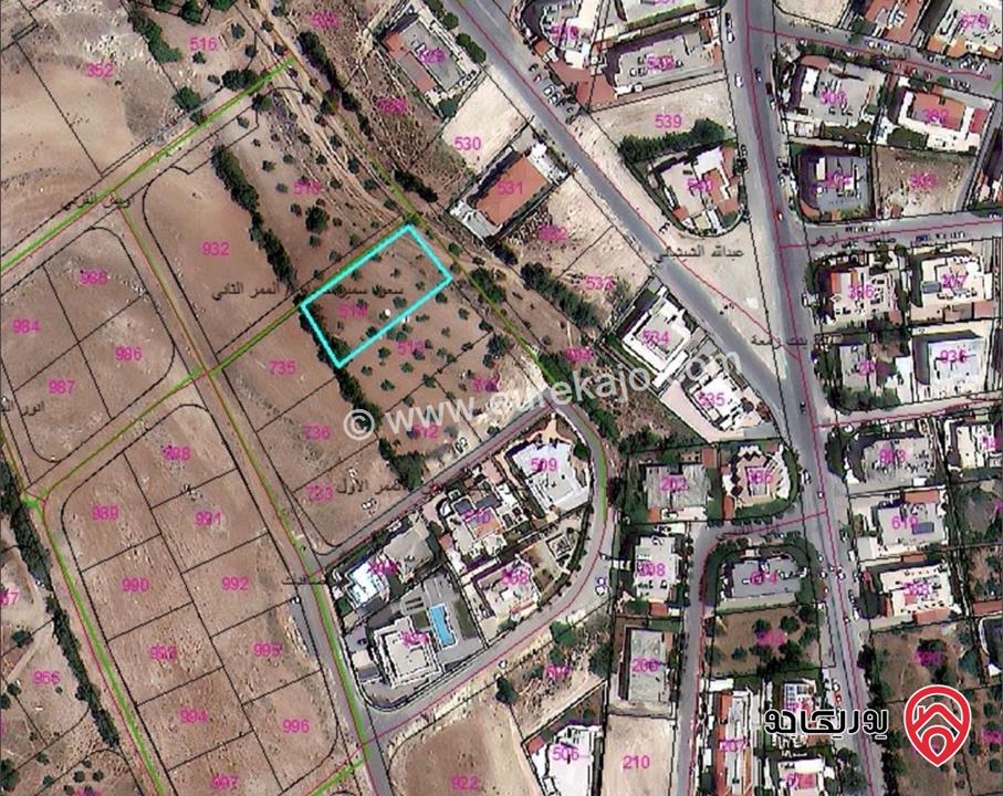 أرض مميزة و مطلة مساحة 1 دونم و 347م للبيع في عمان - عرقوب خلدا