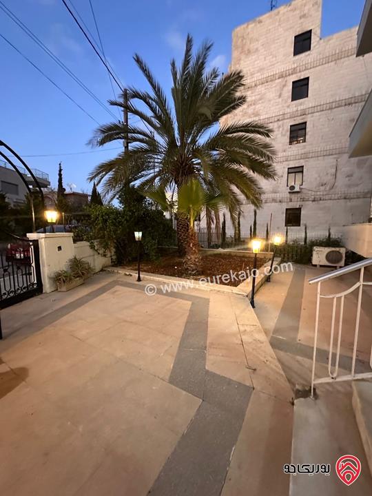 شقة أرضية مساحة 175م وخارجي 60م للايجار في عمان - الدوار الرابع 