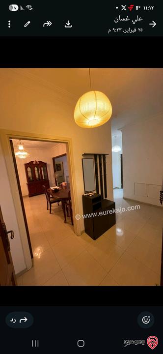 شقة طابق ثاني مساحة 145م للبيع في عمان - ام اذينة 