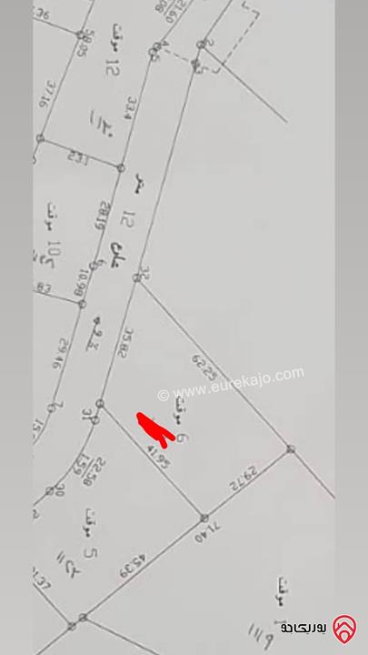 قطعة ارض مساحة 1 دونم و 558م للبيع في عمان - حجار النوابلسة مطلة على كوريدور عبدون
