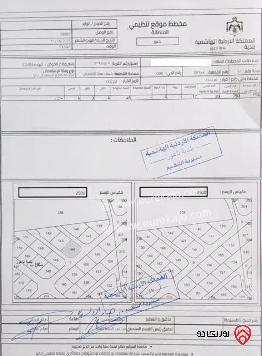 أرض مساحة 790م للبيع في عمان - أم الكندم
