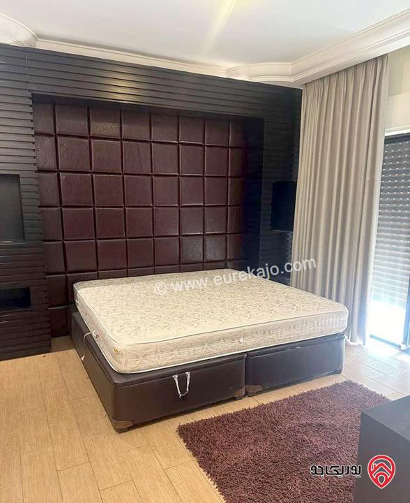 شقة ارضية مساحة 200م داخلي و 150م خارجي للايجار المفروش مع حديقة ومدخل خاص في عمان - جبل عمان 