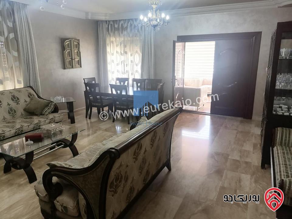 شقة أرضية فاخرة للبيع في عمان - خلدا مساحة 182م مع ترس 30م تشطيب سوبر ديلوكس