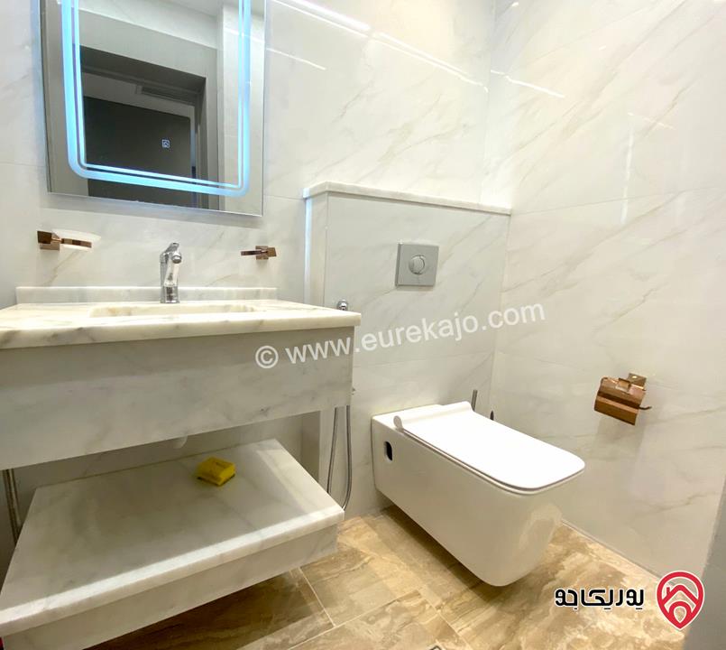 شقة مساحة 130 متر طابق ثاني للايجار مفروشة فرش جديد في عمان - عبدون