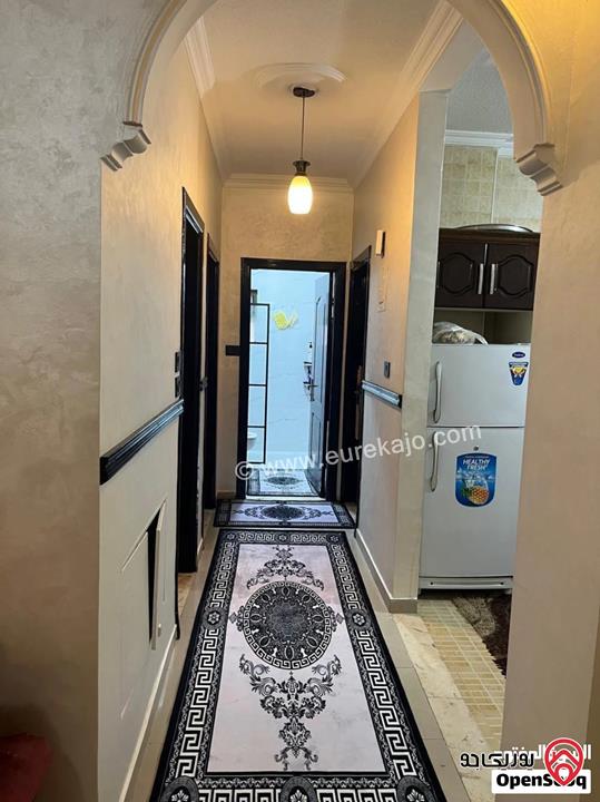 شقة مفروشة مساحة 110م طابق ثالث للايجار في عمان - الجبيهة 