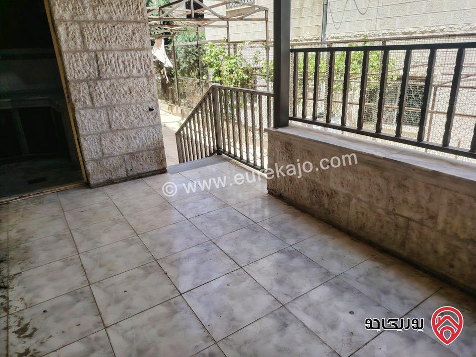 شقة أرضية مساحة 145م + 60م للبيع في عمان - حي نزال الذراع الغربي بالقرب من حديقة الشورى