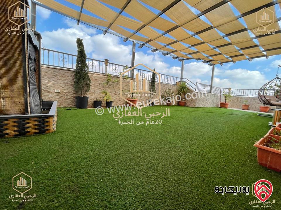 شقة طابق ثالث مع رووف سوبر ديلوكس مساحة 450م للايجار في عمان - خلدا