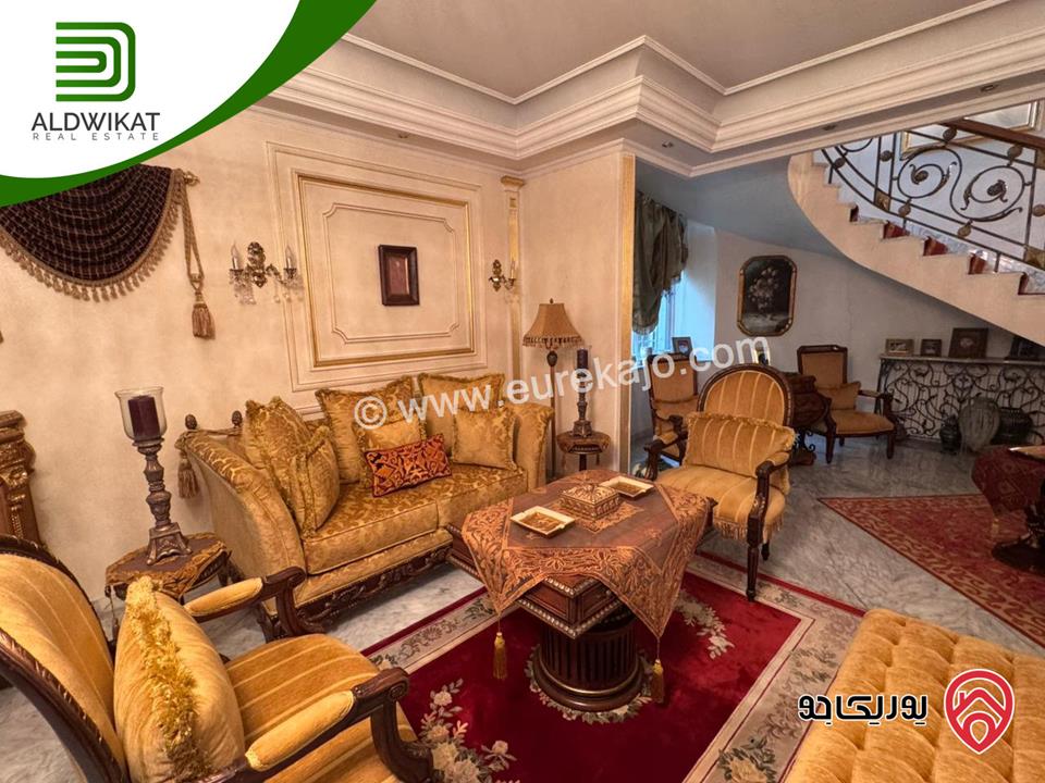 فيلا مفروشة مستقلة للبيع في عمان - ديرغبار مساحة الارض 1000 م مساحة البناء 1050 م