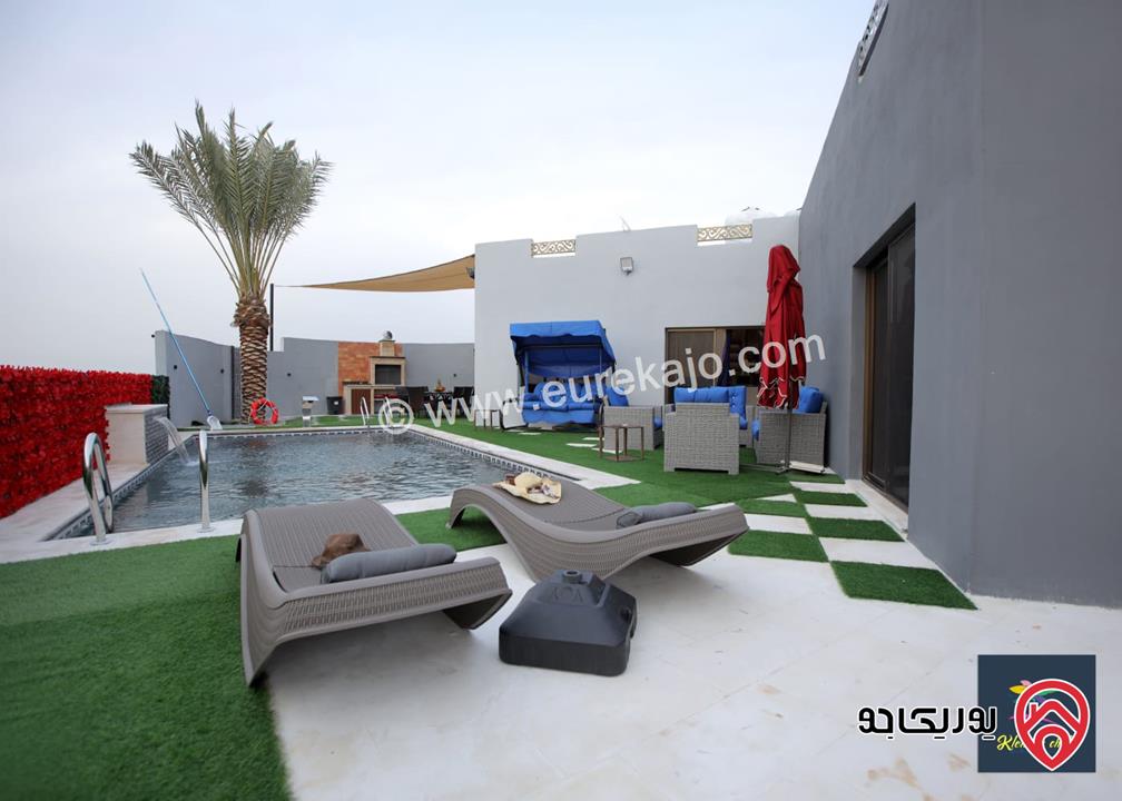 شالية مفروش حديث للبيع في الشونة الجنوبية – منطقة الكرامة