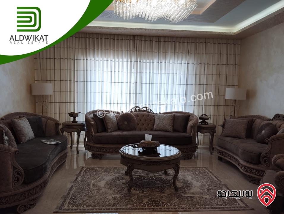 شقة طابق ارضي مساحة البناء 195م ومساحة الحديقة 300م للبيع في عمان - مرج الحمام