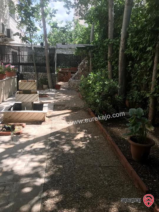 شقة ارضية مساحة 177م مع حديقة 120م للبيع في عمان - خلدا 