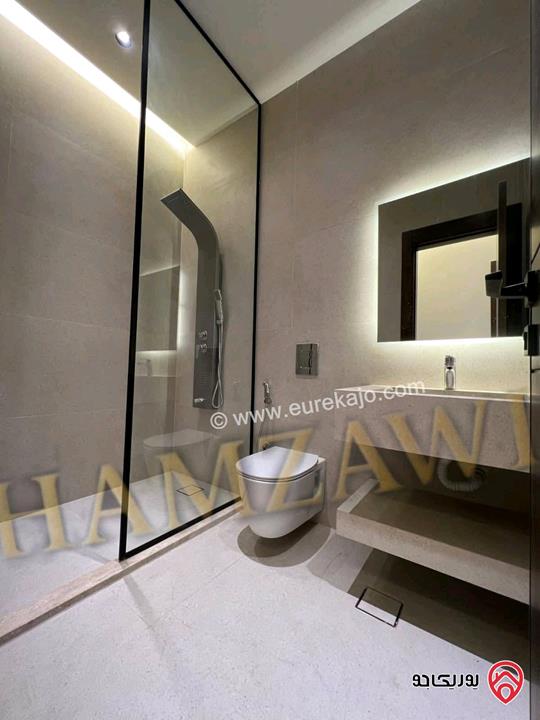 شقة أرضية مساحة 170م داخلي و 160م خارجي للايجار في عمان - حي الصحابة طريق المطار 