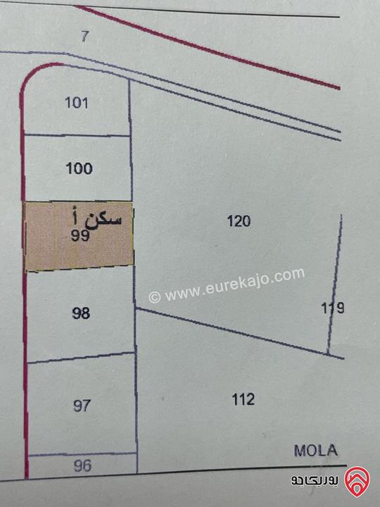قطعة ارض 1 دونم قوشان مستقل للبيع في عمان - بمنطقة الخضراء 