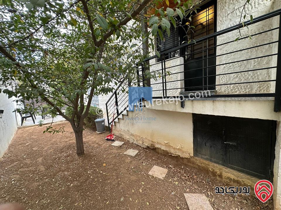 شقة أرضية مميزة للبيع في عمان - الجندويل قرب مركز أمن البيادر 180م مع حديقة وترسات 200م