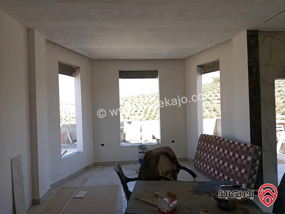 مزرعة تحت الانشاء مساحة الأرض 2 دونم و 283م والبناء 175م للبيع بداعي السفر في السلط - الصبيحي