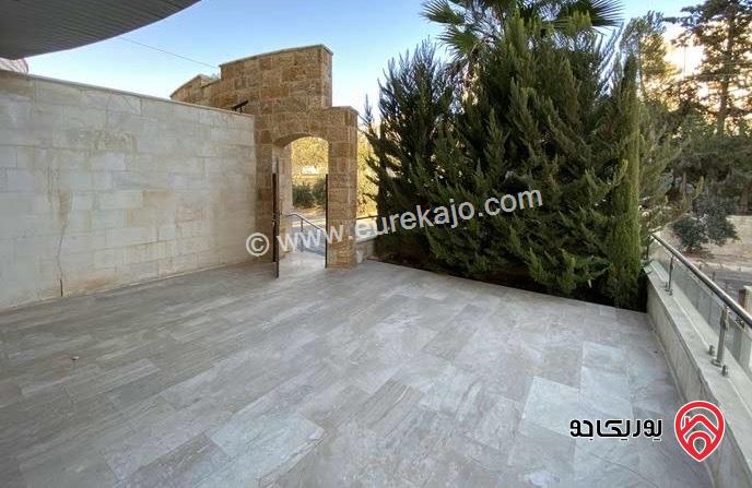 شقة أرضية فاخرة مساحة 190م للايجار في عمان - تلاع العلي 