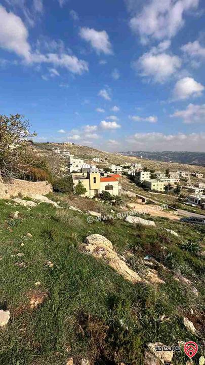 ارض سكنيه للبيع على الشارع مباشره اطلاله رائعه في يرقا (رافل ) مساحتها 744 م قوشان مستقل يوجد عليها جميع الخدمات 