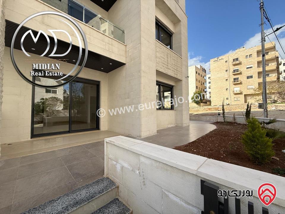 شقق أرضية جديدة للبيع في عمان - دير غبار مساحات 135م & 145م مع تراسات و حدائق تشطيبات وديكورات فاخرة بأسعار مميزة