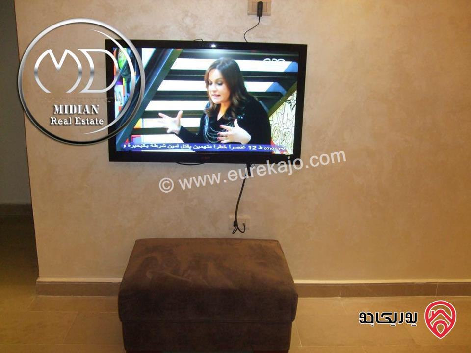شقق مفروشة للايجار في عمان - السابع مساحات 100م تشطيبات و فرش سوبر ديلوكس بسعر مميز
