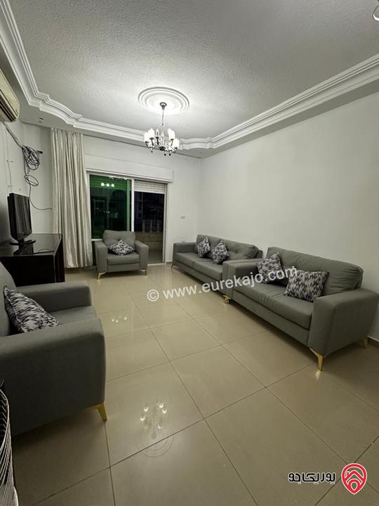 شقة مفروشة مساحة 160م طابق ثاني للإيجار في عمان - ضاحية الرشيد للعائلات فقط 