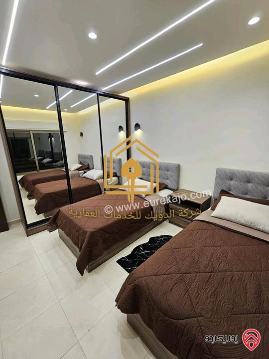 شقة مفروشة فاخرة سوبر ديلوكس مساحة 110م طابق أول للايجار في عمان - دير غبار 