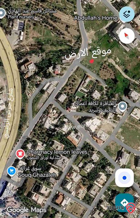 قطعة أرض تجارية مساحة 2 دونم و 59م للبيع في عمان - صافوط 