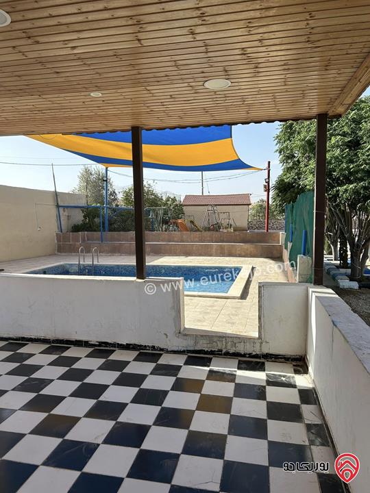 مزرعة وشاليه للايجار اليومي في الرصيفة مقابل القرية العالمية للحيوان