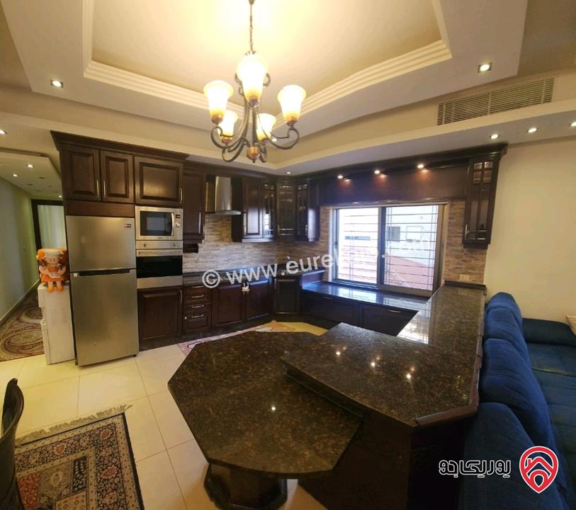 شقة أرضية مساحة 103م للايجار مفروشة في عمان - الرابية 