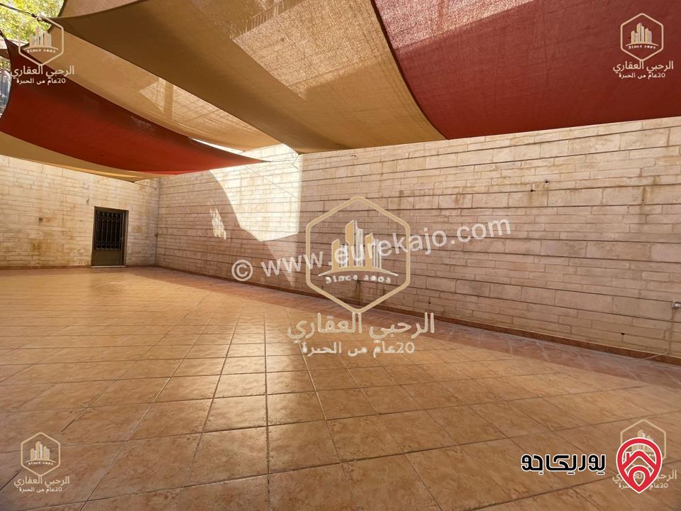 شقة أرضية مساحة 450م داخلي و 300م خارجي للايجار في عمان - الجاردنز