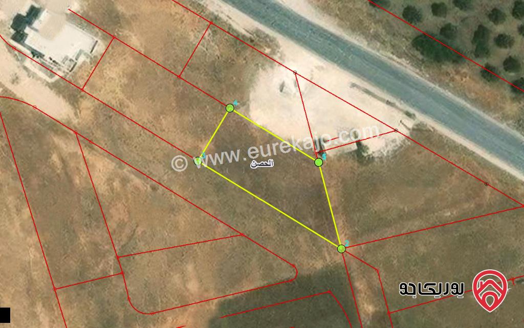 قطعة ارض مساحة 774م للبيع في اربد - الحصن 