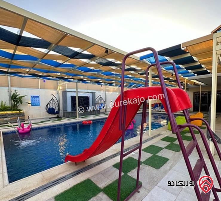 مزرعة وشاليه النجوم للايجار اليومي في البحر الميت - الرامة