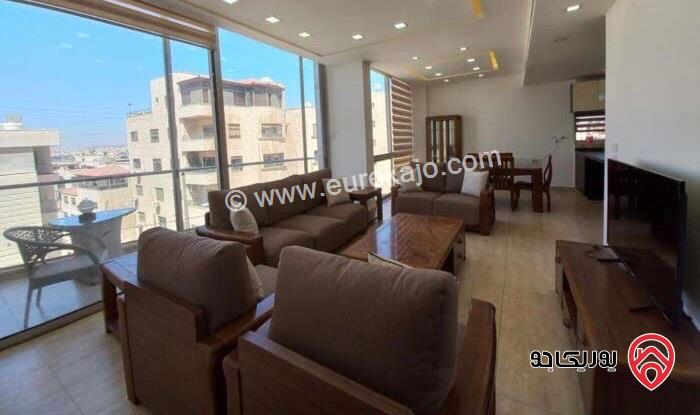 شقة مفروشة مساحة 140م طابق أول للايجار في عمان - دير غبار