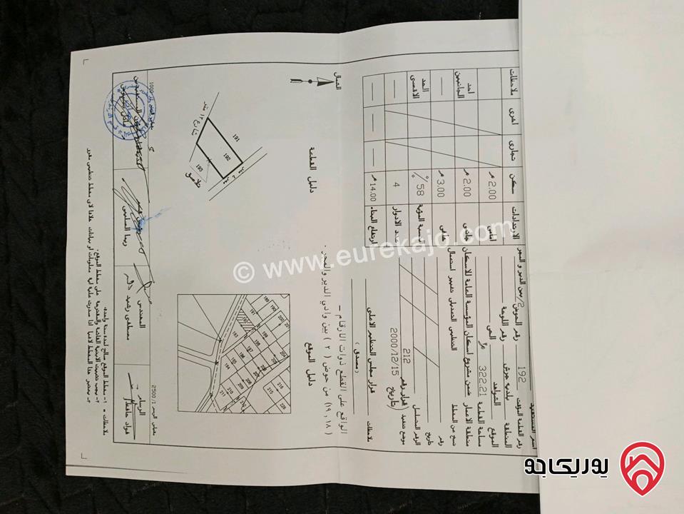 نمرتين سكنية مساحتهم 780م متلاصقتين للبيع في جرش شرق البركتين اسكان التطوير الحضري
