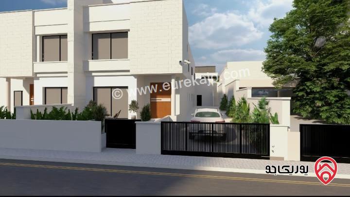 فلل متلاصقة عدد 2 مكونة من طابقين وروف دوبلكس مساحة الأرض لكل فيلا 500م للبيع في عمان - عبدون       	 