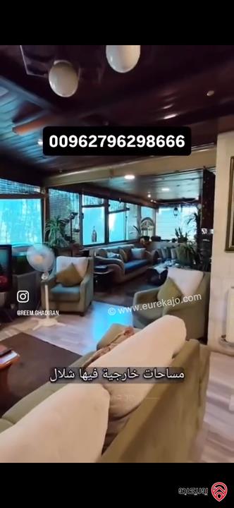 شقة ارضية مساحة 260م داخلي و 300م خارجي للبيع في عمان - تلاع العلي 