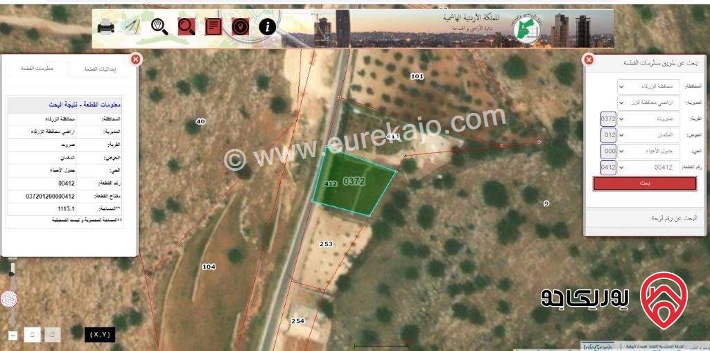 مزرعة مساحة 3 دونم + فيلا ريفية 220م للبيع في الزرقاء - صروت