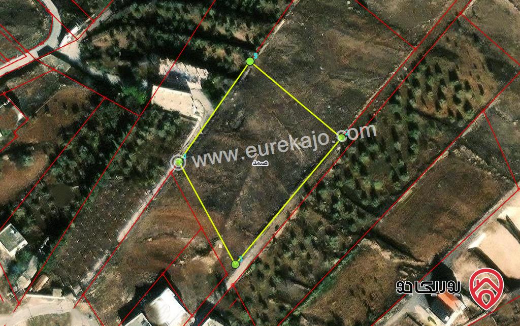 قطعة ارض مساحة 4 دونم للبيع في اربد - المزار الشمالي منطقة صمد