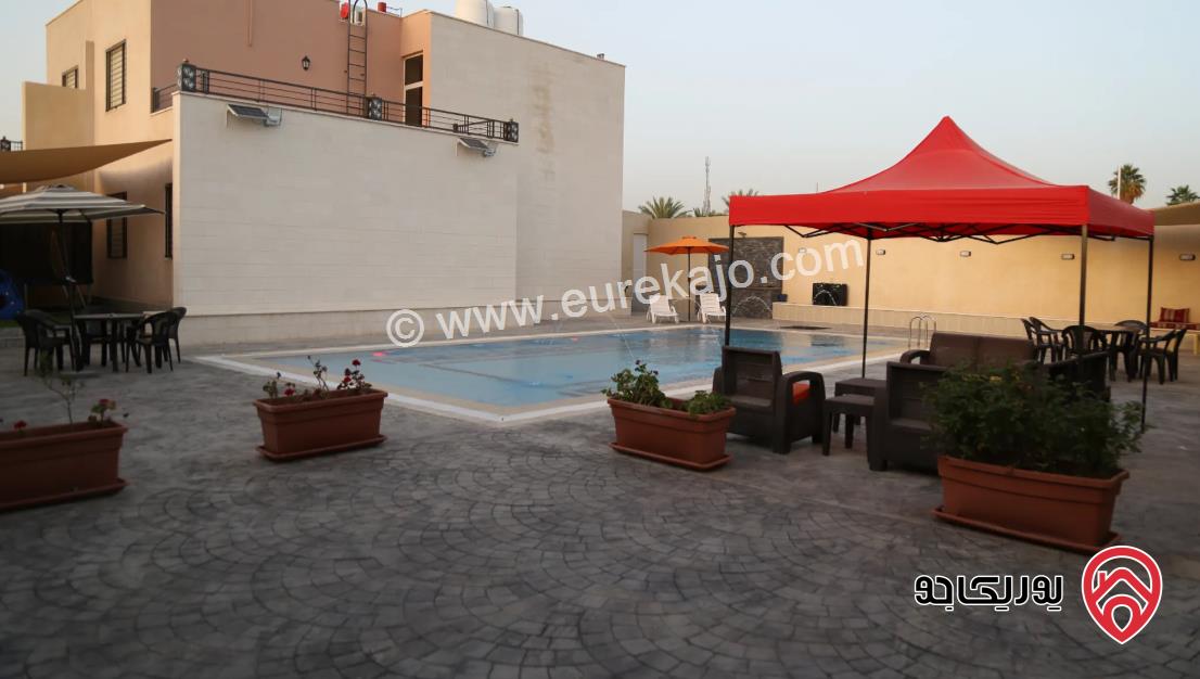 شاليهات استثمارية للبيع مساحة الأرض 630م ومساحة البناء لكل شاليه 150م للبيع في البحر الميت - الشونة الجنوبية