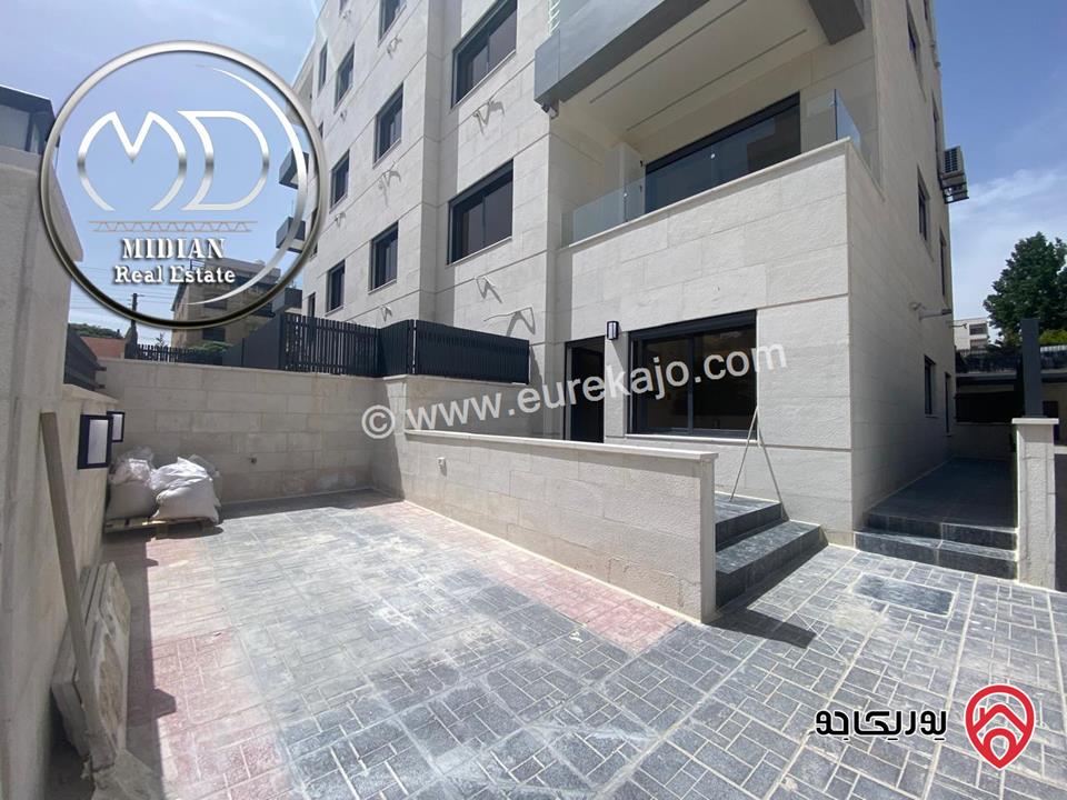 شقق شبه ارضي جديدة للبيع في عمان - حنو الصويفية مساحات 155م & 160م مع تراسات و حدائق تشطيبات و ديكورات عصرية فاخرة 