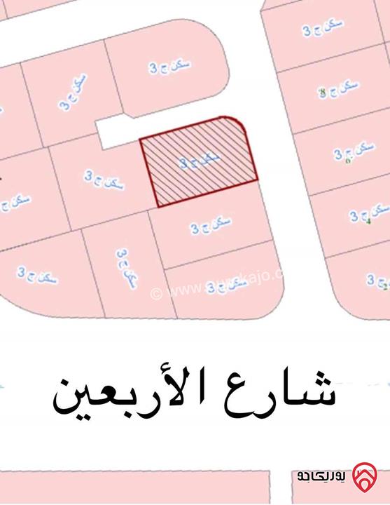 أرض مميزة مساحة 501م على شارعين للبيع في عمان - الايمان قرب شارع الأربعين 