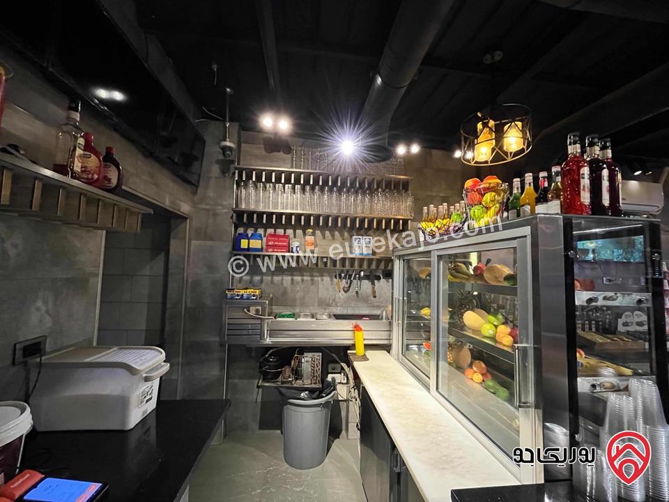 قهوة حديثة جاهزة مساحة 70م للبيع في عمان - الرابية